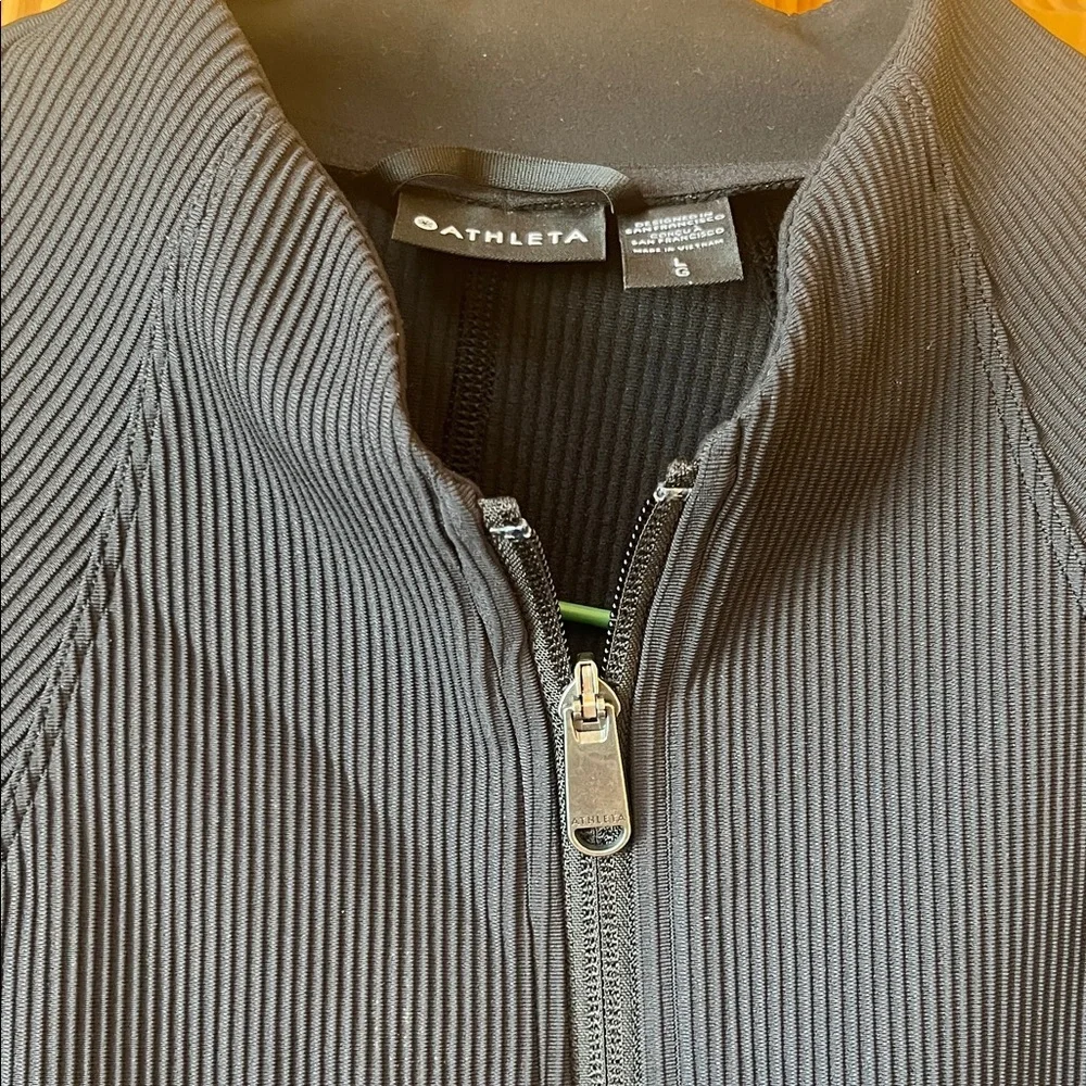 Athleta Black Women's Utility Jacket Size L - Picture 6 of 9